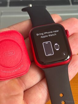 Apple Watch 9 41mm RED Lte Cellular - záruka, nepoužívané - 2