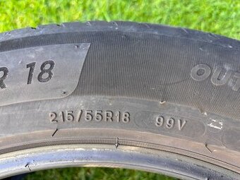 Predám pneumatiky MICHELIN Primacy 4 215/55 R18 99V - 2