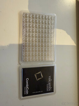 Strieborná 100 g tehlička - 2