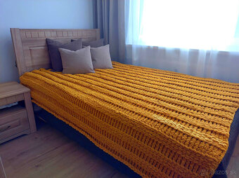 xxl pletena deka slnecnica 160x200 - 2