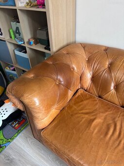 Chesterfield kozena sedacka - 2