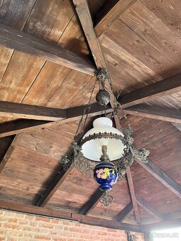 Starožitná petrolejová lampa - 2