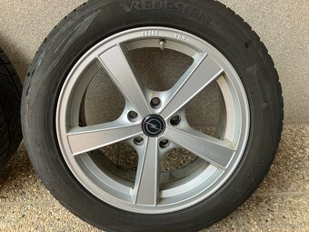 Sada kolies 7x17/ET38 5x115, obuté zimné gumy - 2