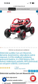 Detské autíčko Can am Mavericks - 2