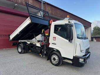 Renault D 6,5 150 sklápač s hydraulickou rukou palfinger - 2