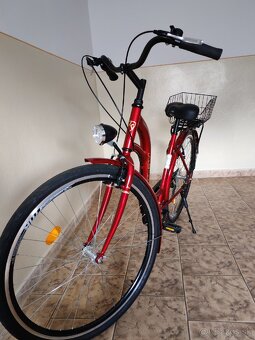 Kenzel mestský bicykel červený - 2
