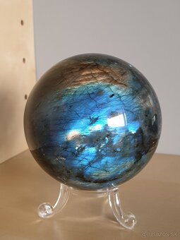 Labradorit - přes 0,5 Kg (koule TOP) - 2