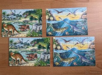 Ravensburger puzzle Svet Dinosaurov - 2x24 - 2