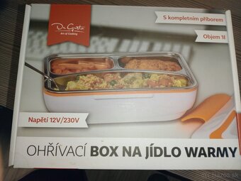 Ohrievací box na jedlo WARMY 12V/230V zelená - 2