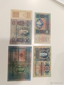 Bankovky 1 ČSR kolkovane - 2