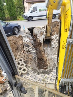 Vykopove, zemne prace - minibager - 2