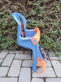 Predná detská sedačka na bicykel-modrá - 2