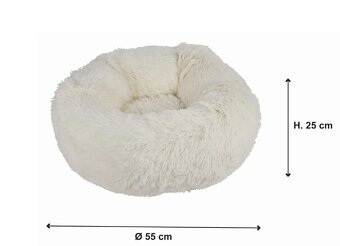 Pelech pre mačku, psa /  krémovobiely - 2