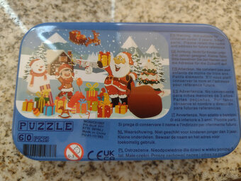 Vianočné puzzle - nové - 2