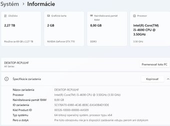 Predám pevný PC - 2