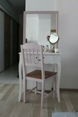 Ružová vidiecka stolička - 2