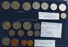 Zbierka mincí - svet - 2