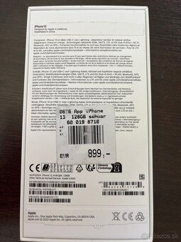 iPhone 13 čierny 128gb - 2
