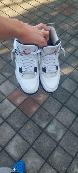 Jordan 4 white cement - 2