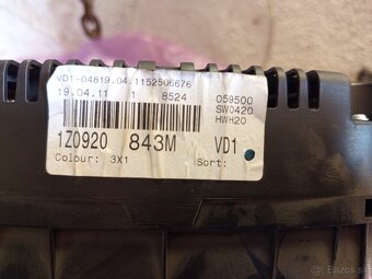 Škoda octavia 2 fl budíky - 2