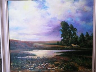 Krásna veľká olejomaľba AKCIA - 2