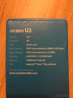 Alcatel U3.v krásnom stave - 2