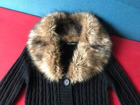 Krasny sveter s umelou kozusinou,velkost M,Tally Weijl - 2
