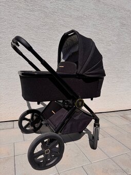 Venicci kombinovaný kočík TINUM Upline - All Black - 2