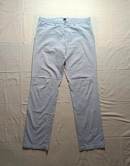 Hugo Boss béžové plátené nohavice chino pants W34 L32 - 2