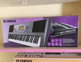 Predám klávesy Yamaha PSR E353 - ako nové - 2