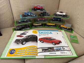 Škoda modely - 1:43, DeAgostini - 2