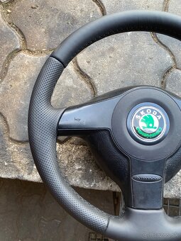 Volant koženy 3 ramenny nanovo obšitý aj s airbag - 2