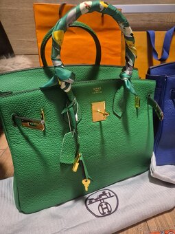 Nova luxusná kabelka Hermes Birkin Smaragd green - 2