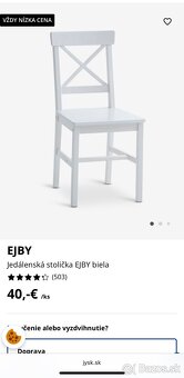 Jedálenské stoličky - 2