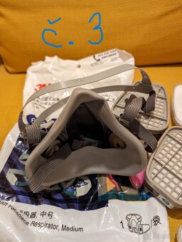 3M RESPIRATOR POLOMASKA , CELOTVAROVA MASKA - 2