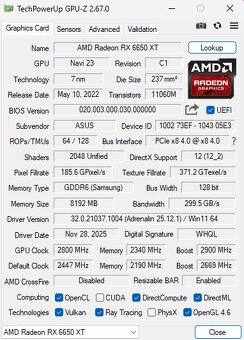 ASUS DUAL AMD Radeon RX 6650 XT O8G - 2
