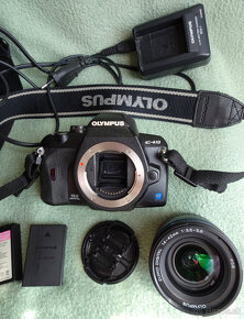 Predám digit. zrkadlovku OLYMPUS E-410-komplet - 2