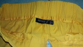 Elegantné krásne žlté nohavice - 2