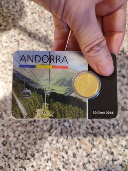 Predám 10 cent AndorrA 2014 - 2