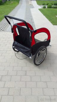 Príves za bicykel pre deti - dvojmiestny - 2