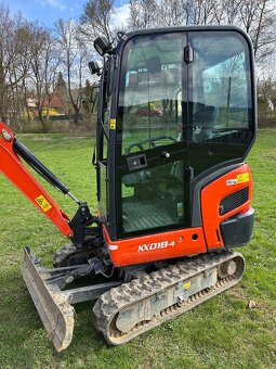 Minibager Kubota KX018-4 – TOP STAV, len 640 mth, r.v. 2022 - 2