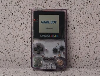 Game Boy Color 》Fialová / Violet 》CGB-001 》 Atomic Purple - 2