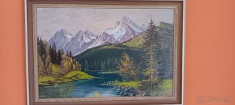 Obraz smaľovou krajiny - 2