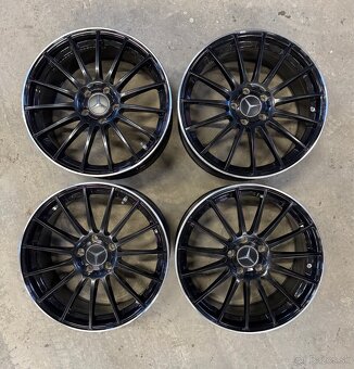 hliníkové disky mercedes r18, zimné dunlop 235/40 R18 - 2