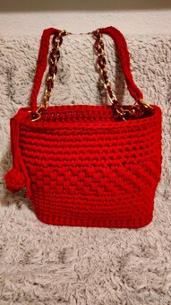 Ručne háčkovaná kabelka - 2