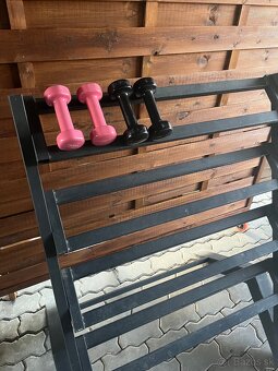 Stojan na male činky - 2