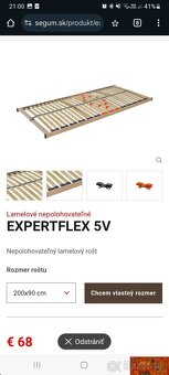 Predam lamelove rosty, 90x200cm - 2