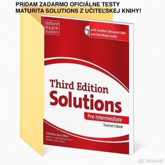 Maturita Solutions Pre-Intermediate Workbook a testy - 2