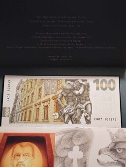 100kč Pamätnu bankovku Karol Engliš 2022 - 2