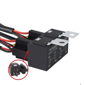 Inštalačný set 40A káble 12V LED svetlá 3 vodiče - 2